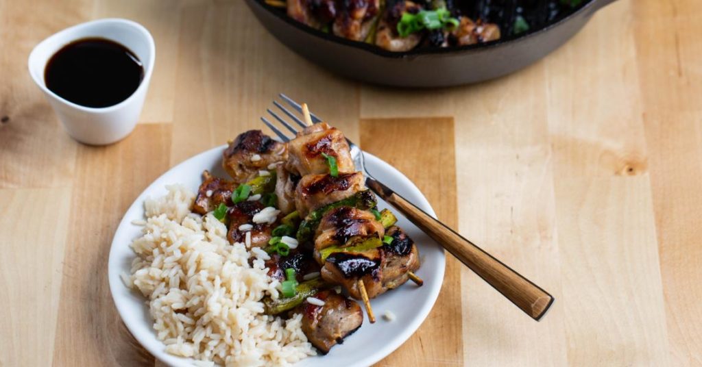Chicken Yakitori Skewers
&ndash; Lodge Cast Iron
