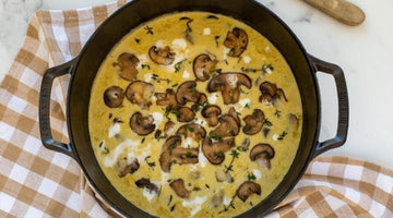 Zuppa cremosa di funghi