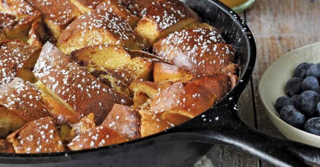 Sorghum Bread Pudding – Lodge Cast Iron