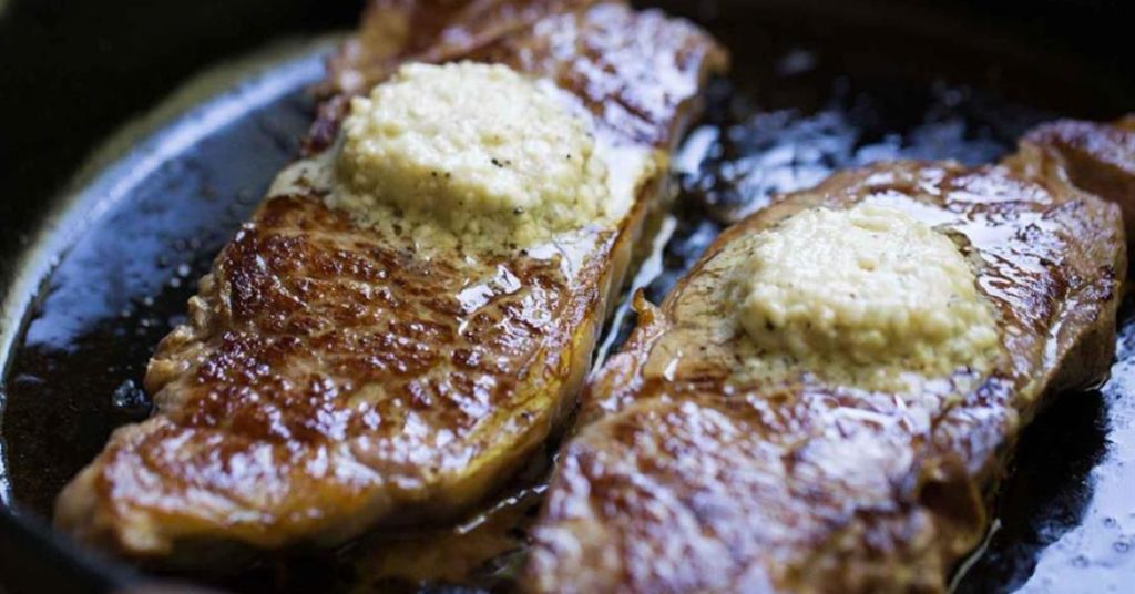 Steaks With Blue Cheese Butter – Lodge Cast Iron
