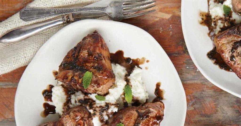 Lamb Chops With Mint and Mashed Cauliflower
&ndash; Lodge Cast Iron