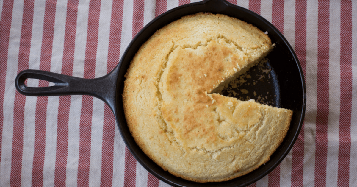 Simple Cast Iron Skillet Cornbread – Lodge Cast Iron