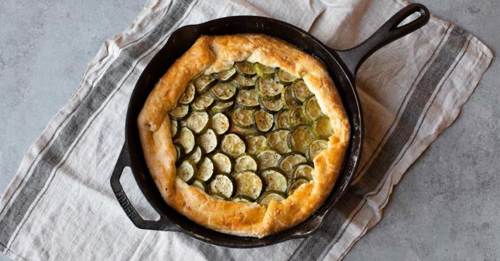 Roasted Zucchini and Scallion Galette – Lodge Cast Iron