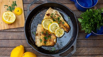 Cast Iron Trout with Lemon Butter