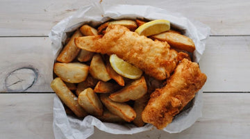 Pesce Fritto Con Patatine Fritte 