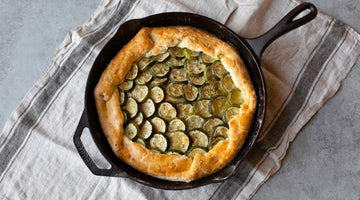 Roasted Zucchini and Scallion Galette