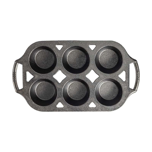 Cast Iron Muffin Pan with Silicone Grips