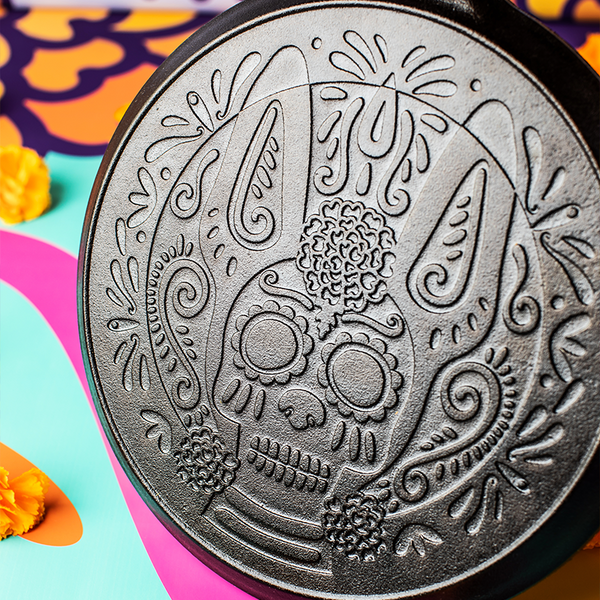 Dia de los Muertos - Xolo Sugar Skull - Μαντεμένια πλάκα 26.67 Cm