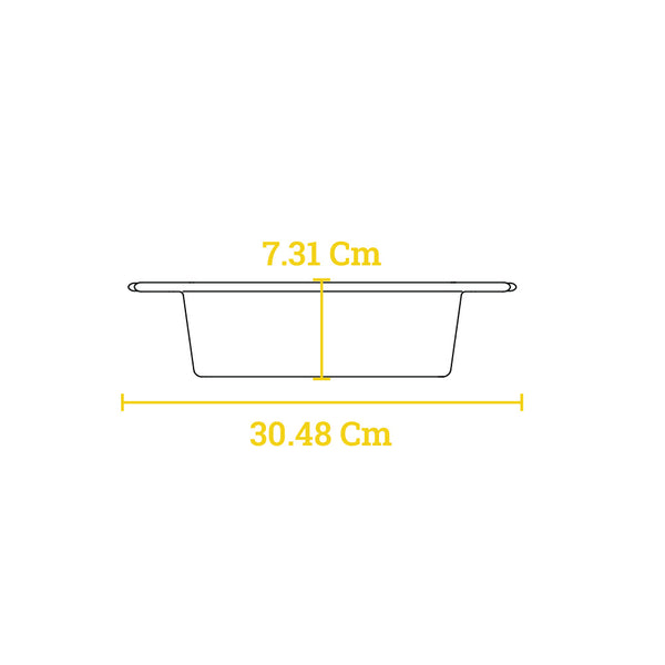 21.5 x 11.4 Cm Seasoned Cast Iron Loaf Pan