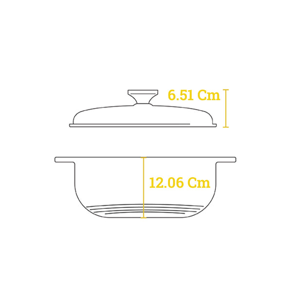 5.68 Lt Lagoon Essential Enamel Cast Iron Dutch Oven