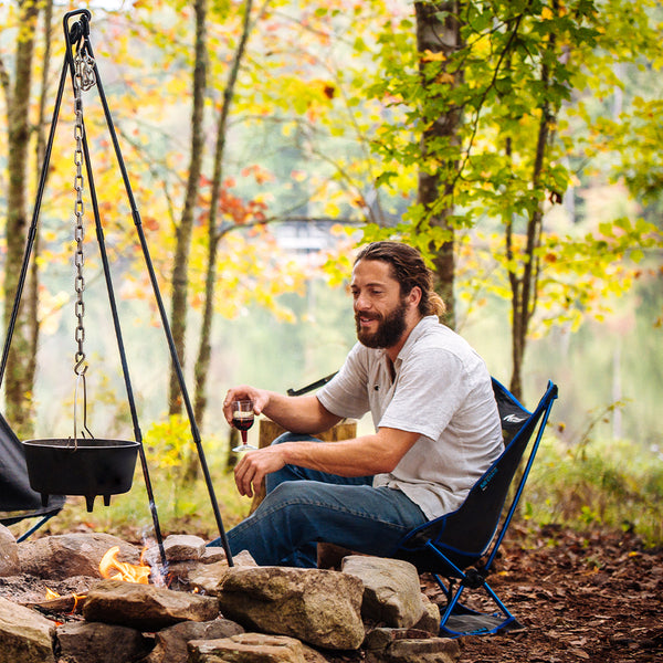 4.7Lt | 25.4Lt Cast Iron Deep Camp Dutch Oven