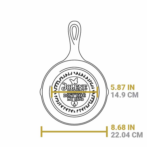 Dolly Parton Collection - Jolene - Μαντεμένιο Τηγάνι 20.32 Cm