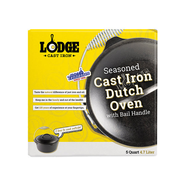 Forno olandese in ghisa 4,73 lt | 26 cm con tappo in ghisa e manico in acciaio inossidabile