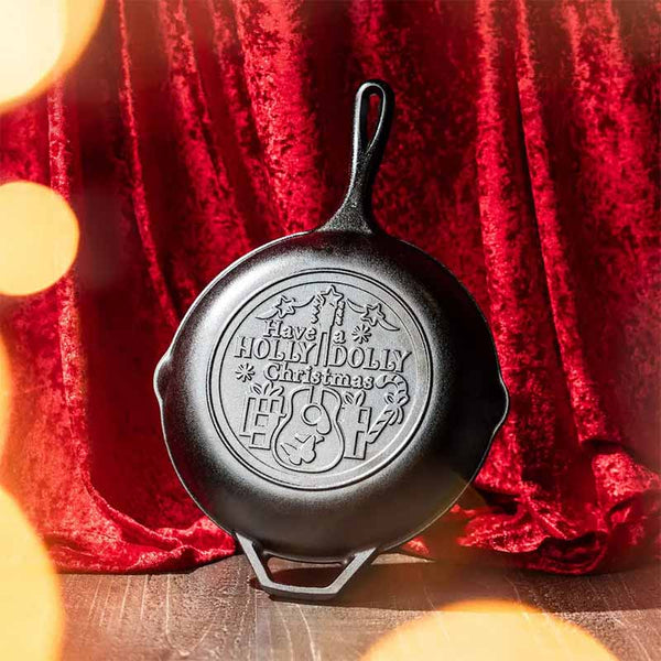 Dolly Parton Chef Collection - Have a Holly Dolly Christmas - Μαντεμένιο Τηγάνι 25.4 Cm