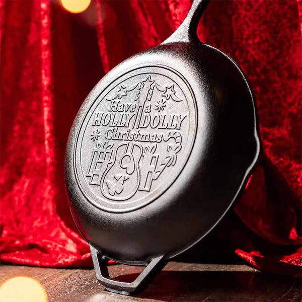Dolly Parton Chef Collection - Have a Holly Dolly Christmas - Μαντεμένιο Τηγάνι 25.4 Cm