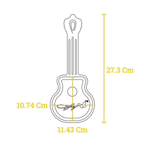 Collezione Dolly Parton - Mini padella per chitarra Rockstar