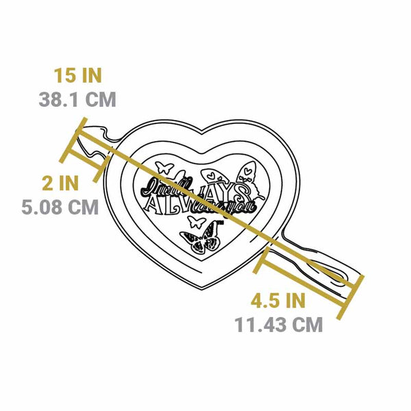 Dolly Parton Collection - "I Will Always Love You" - Μαντεμένιο Τηγάνι Σε Σχήμα Καρδιά