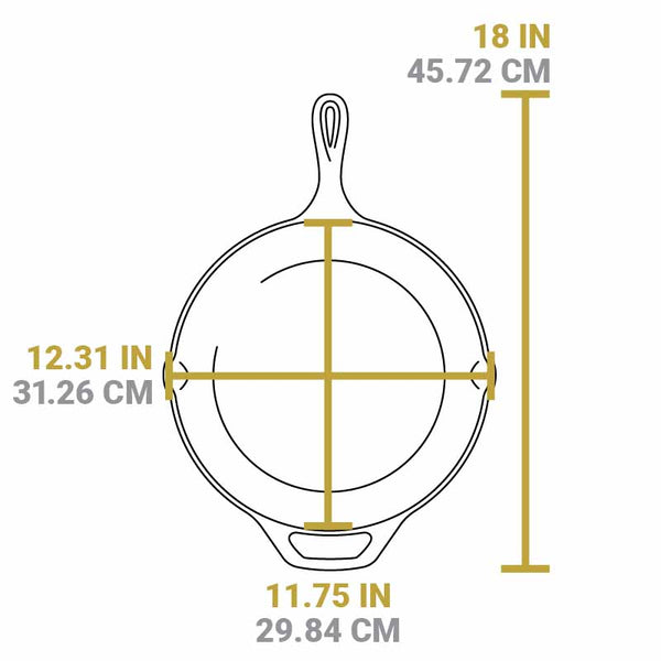 Dia de los Muertos - Μαντεμένιο Τηγάνι Butterfly Sugar Skull Skillet 30.48 Cm