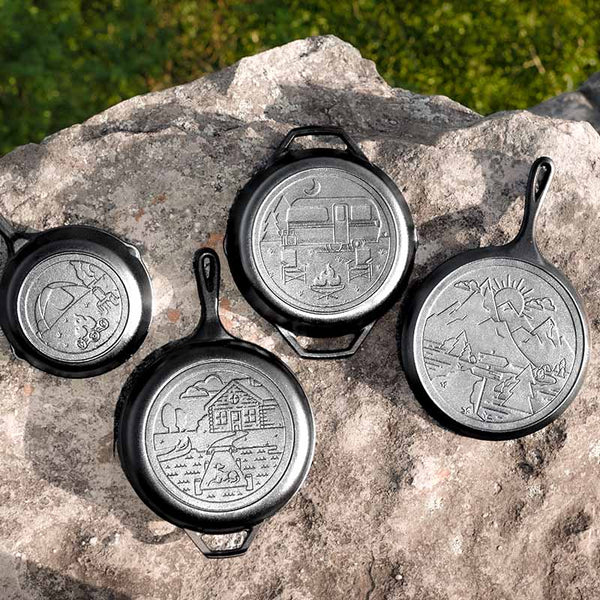 Wanderlust Series - Μαντεμένιο Βαθύ Τηγάνι 3lt Με Μαντεμένιο Καπάκι-Τηγάνι 26Cm