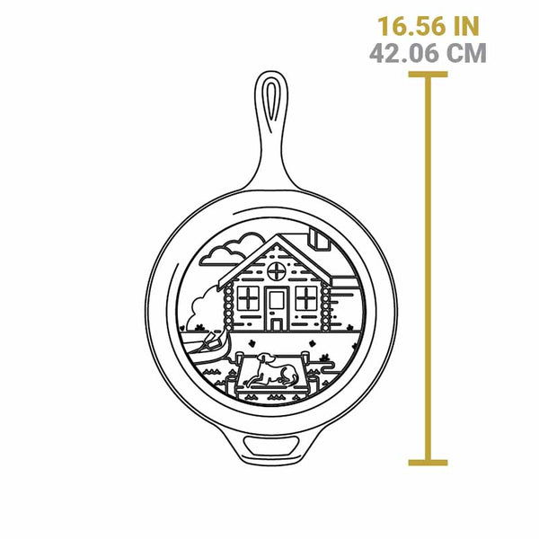 Wanderlust Series - Μαντεμένιο Βαθύ Τηγάνι 3lt Με Μαντεμένιο Καπάκι-Τηγάνι 26Cm