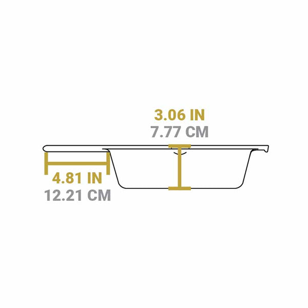 Wanderlust Series - Μαντεμένιο Βαθύ Τηγάνι 3lt Με Μαντεμένιο Καπάκι-Τηγάνι 26Cm