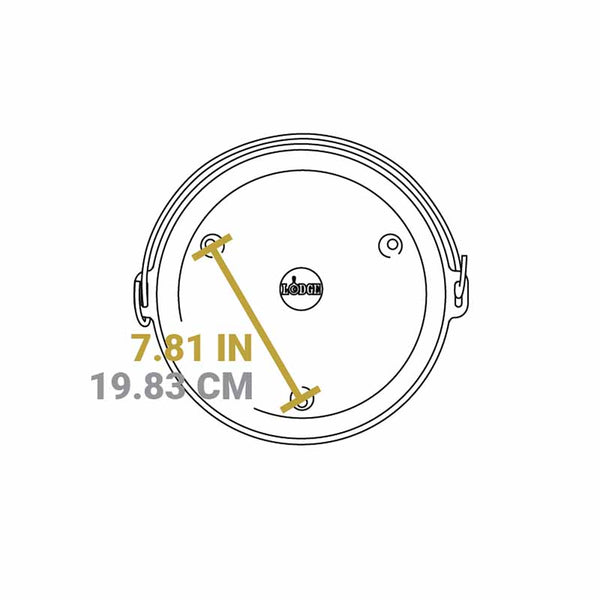 Βαθιά Μαντεμένια Γάστρα Camping 9.5Lt | 35.56cm