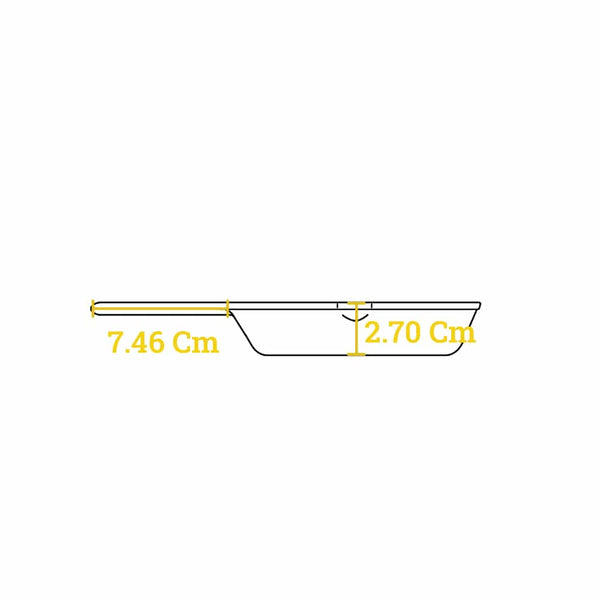Mini padella in ghisa trattata termicamente 12,7 cm. 