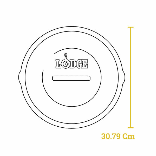 Coperchio in ghisa 30,48 cm per pentole Lodge 30,48 cm - L10SC3