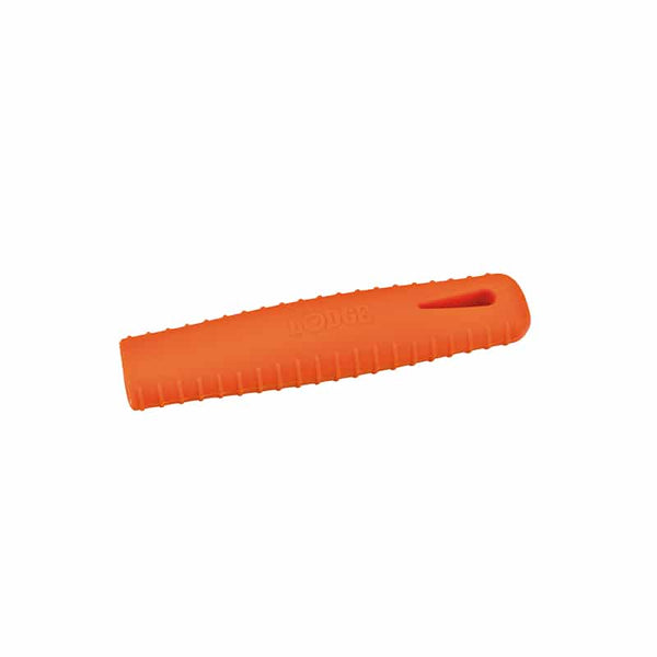 25.4 Cm Seasoned Carbon Steel Skillet with Orange Silicone Handle Holder