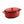 Load image into Gallery viewer, 6.62 Lt Oval Red Enameled Cast Iron Dutch Oven - EC7OD43
