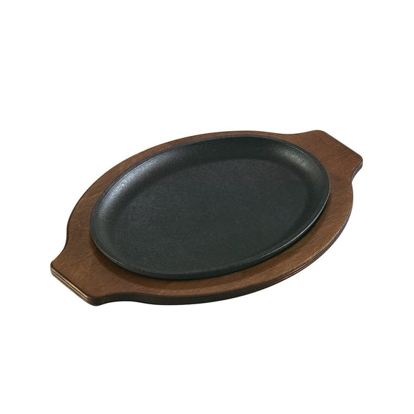 Piatto da forno o da portata ovale in ghisa 25,4 cm. x 19,05 cm - Rifugio LOSH3