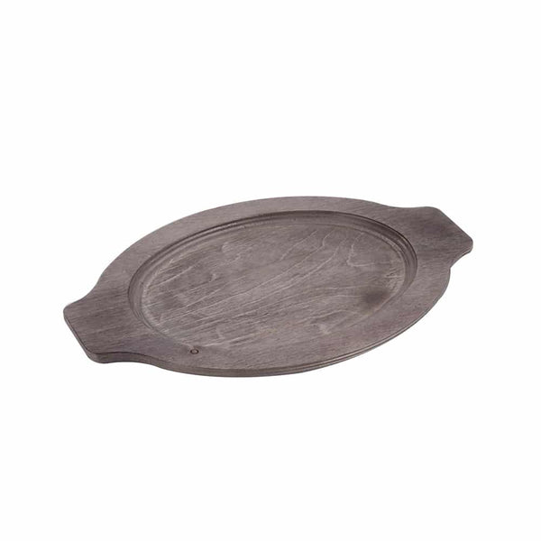 Base ovale in legno con manici per il piatto LOSH3 - Lodge UGOH